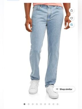 NWT Stone Falcon Men's Light Blue Slim fit Jeans - Classic Casual Fit size 32/29